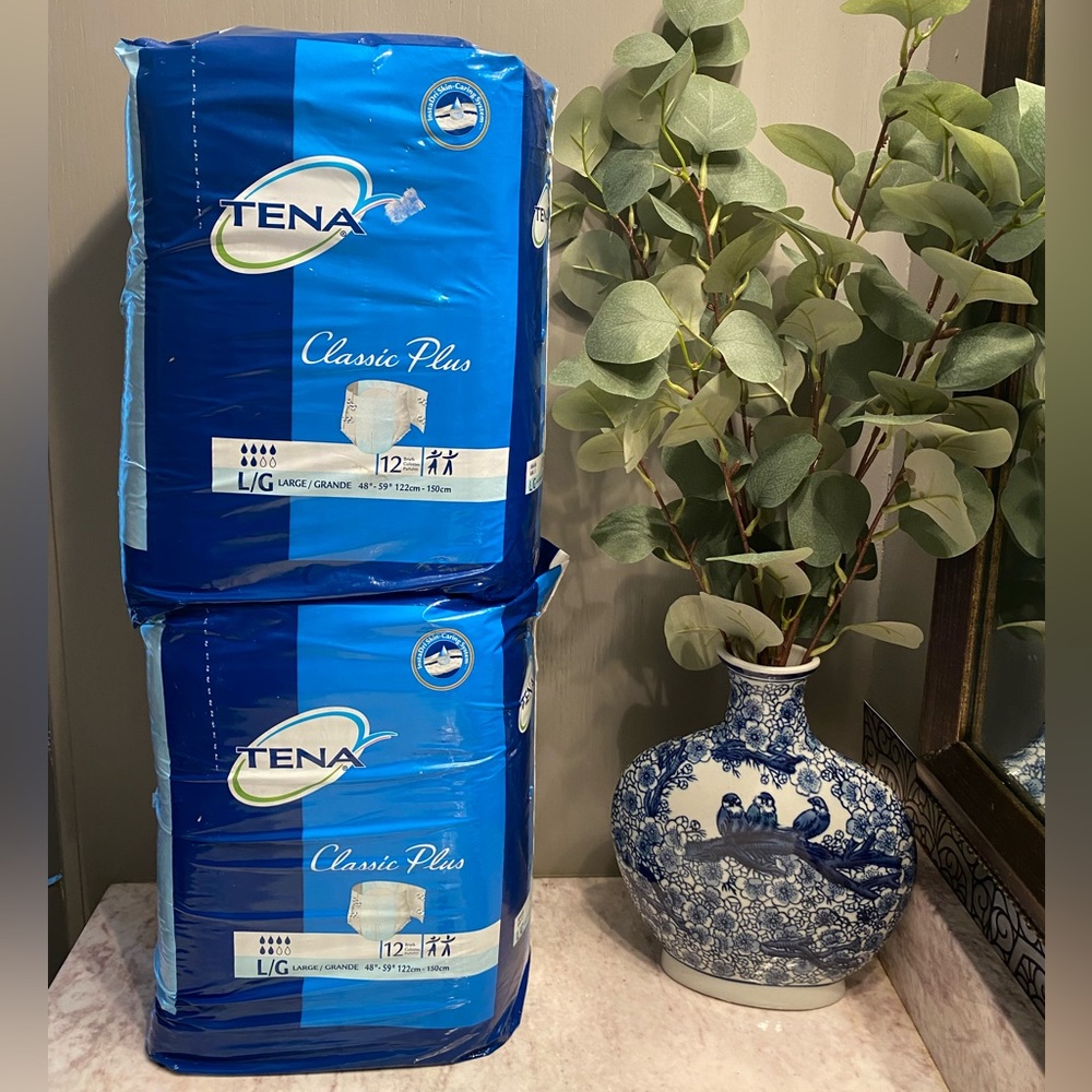 2 NEW IN PACKAGE TENA Plus Size L